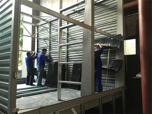 開式冷卻塔產生噪聲的解決途徑如下介紹(開式橫流冷