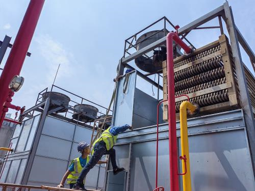 冷卻塔核心部件填料采購時候需要考慮的因素？？(冷卻塔