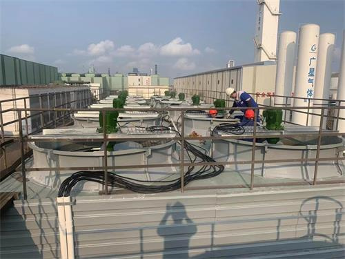 玻璃鋼冷卻塔產生大的振動聲響減小方法介紹(玻璃鋼