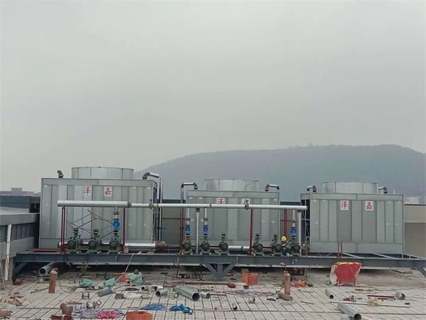 閉式冷卻塔選型時管道壓損的測算