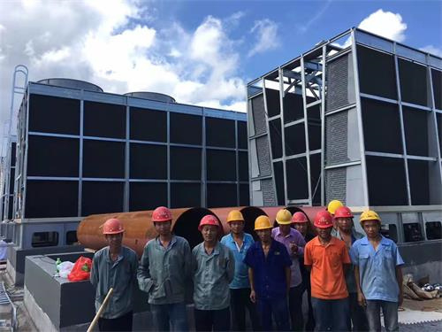 玻璃鋼冷卻塔廠家淺析冷卻塔破裂的原因及措施(大型