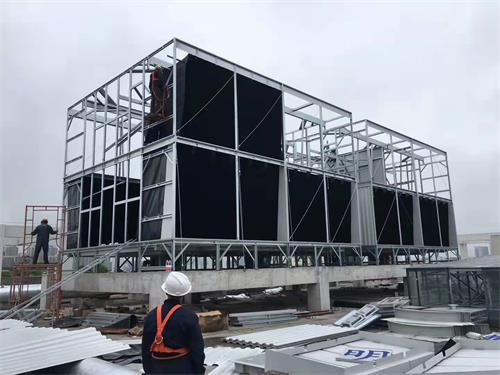 全鋼開式冷卻塔外觀防腐表面處理(橫流開式冷卻塔原理圖)