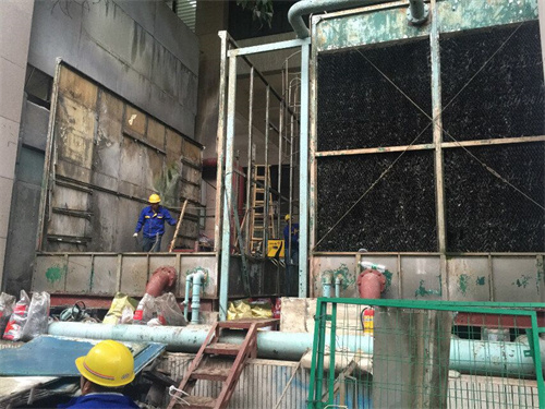 清洗閉式冷卻塔需要注意哪些事項？？(閉式冷卻塔清洗方